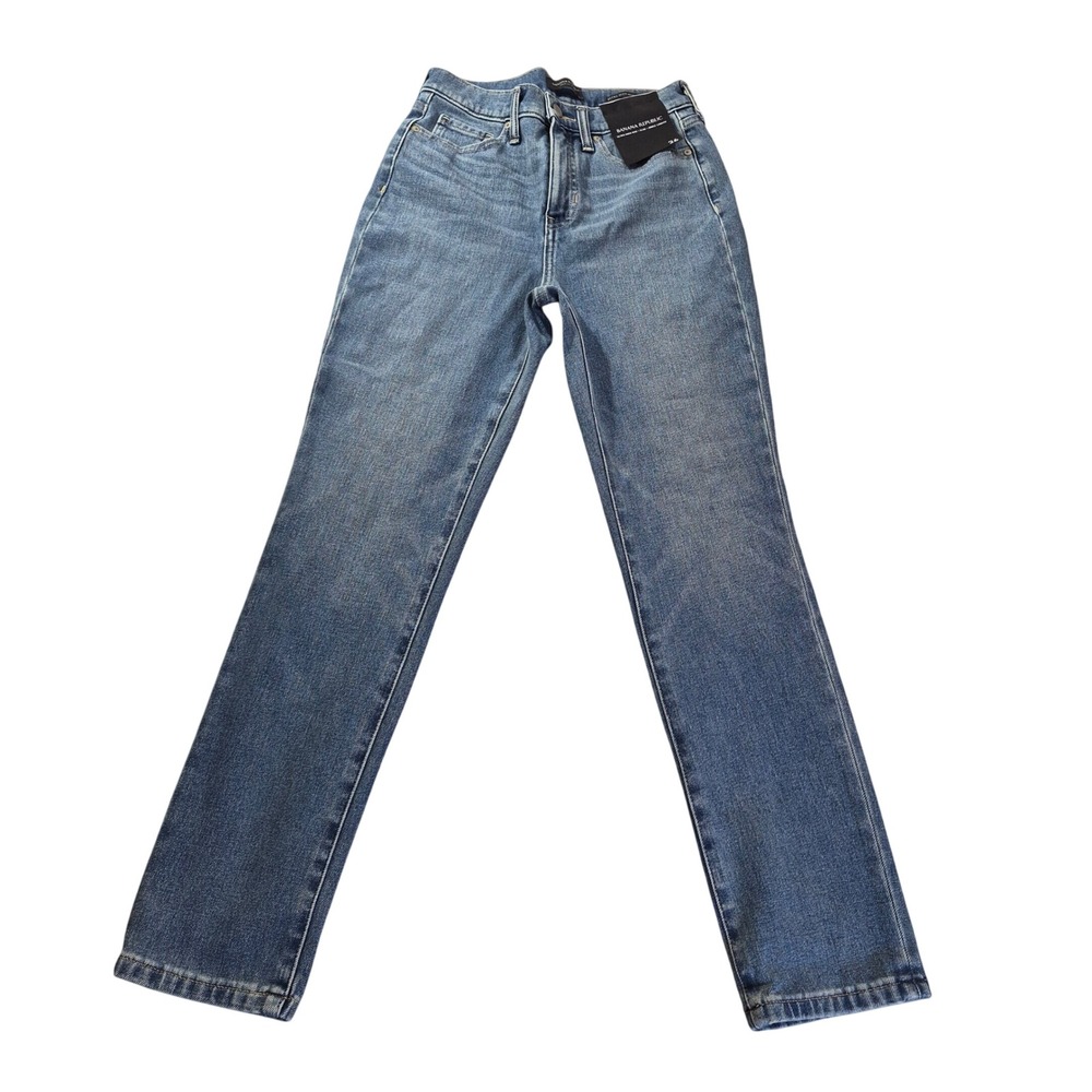 Banana Republic Ultra HR Slim 746738-00 Womens 26 Ankle Jeans Quiet Luxury Denim